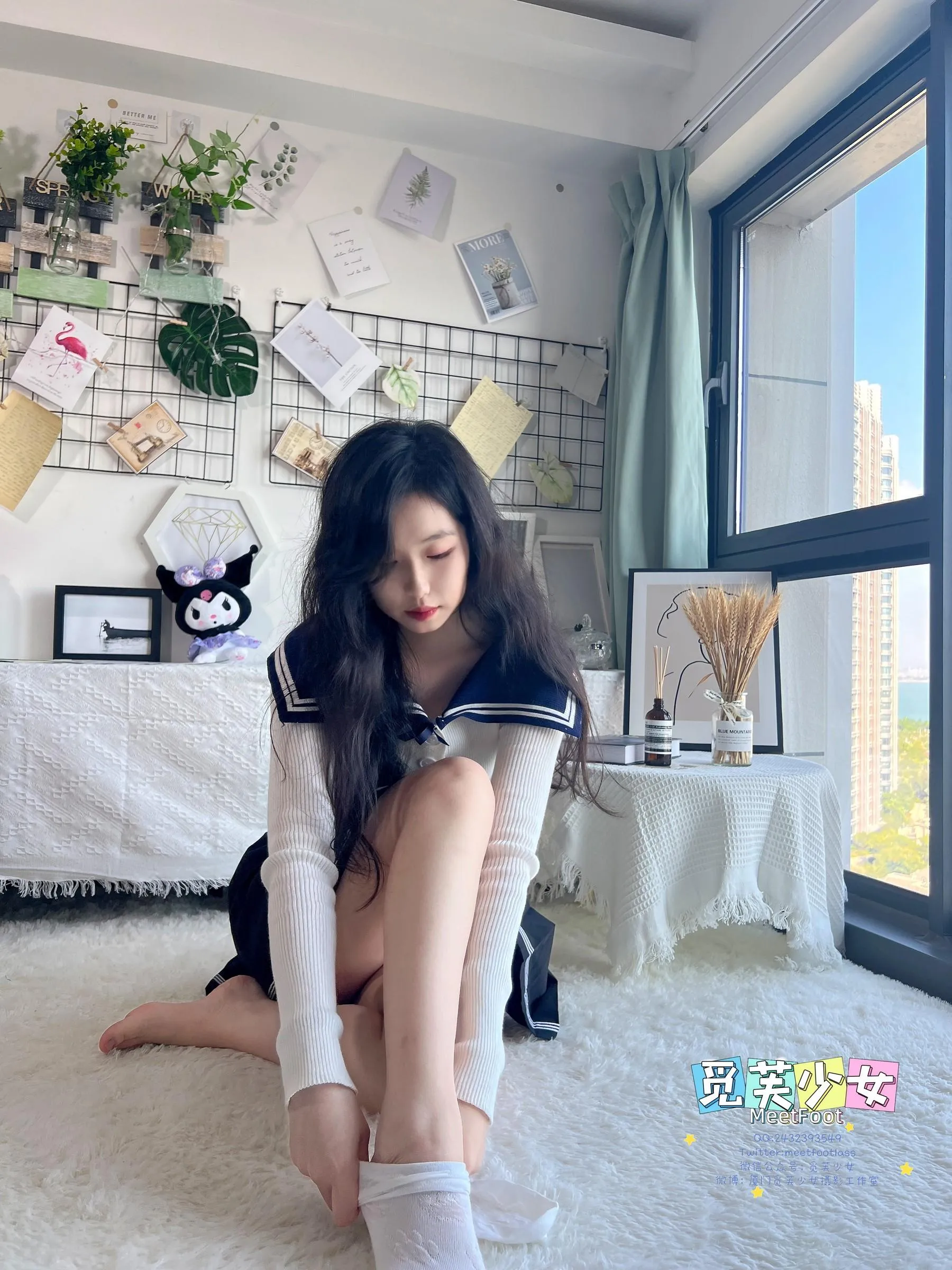 [觅芙少女]NO.018 JK短裙美少女-1 [105P]插图1